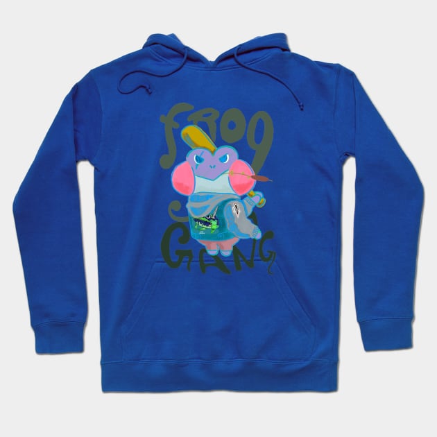 Frog Gang Hoodie by Okay o_Random_Shop